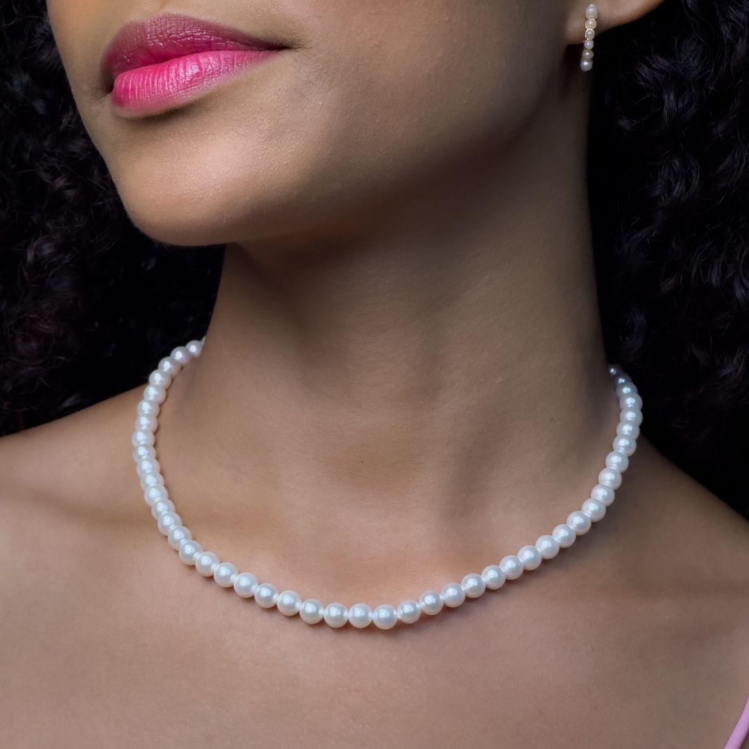 6mm Pearl Necklace – SimpleXpressTT