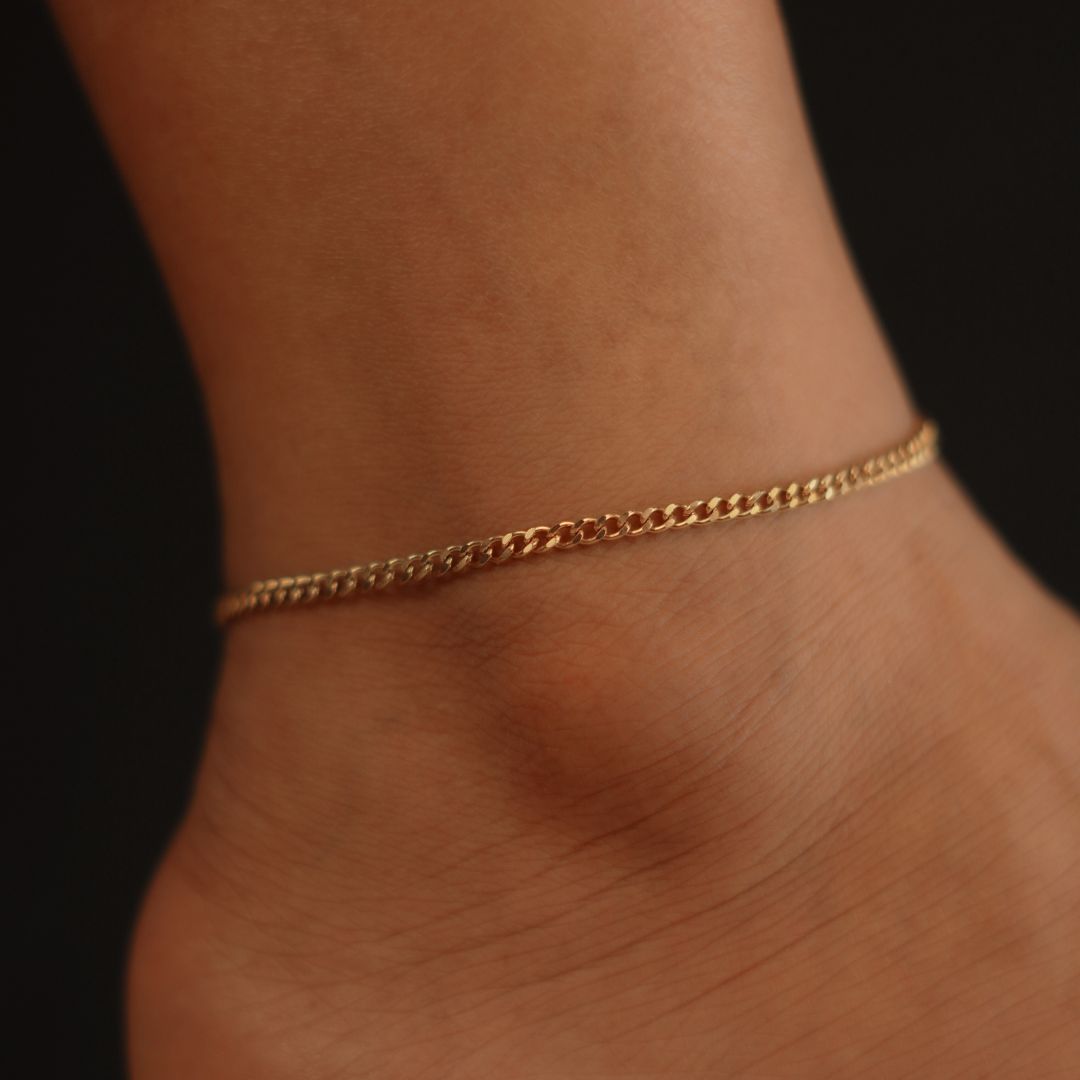 3mm Cuban Anklet