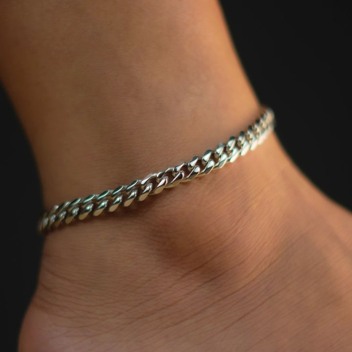 7mm Cuban Anklet