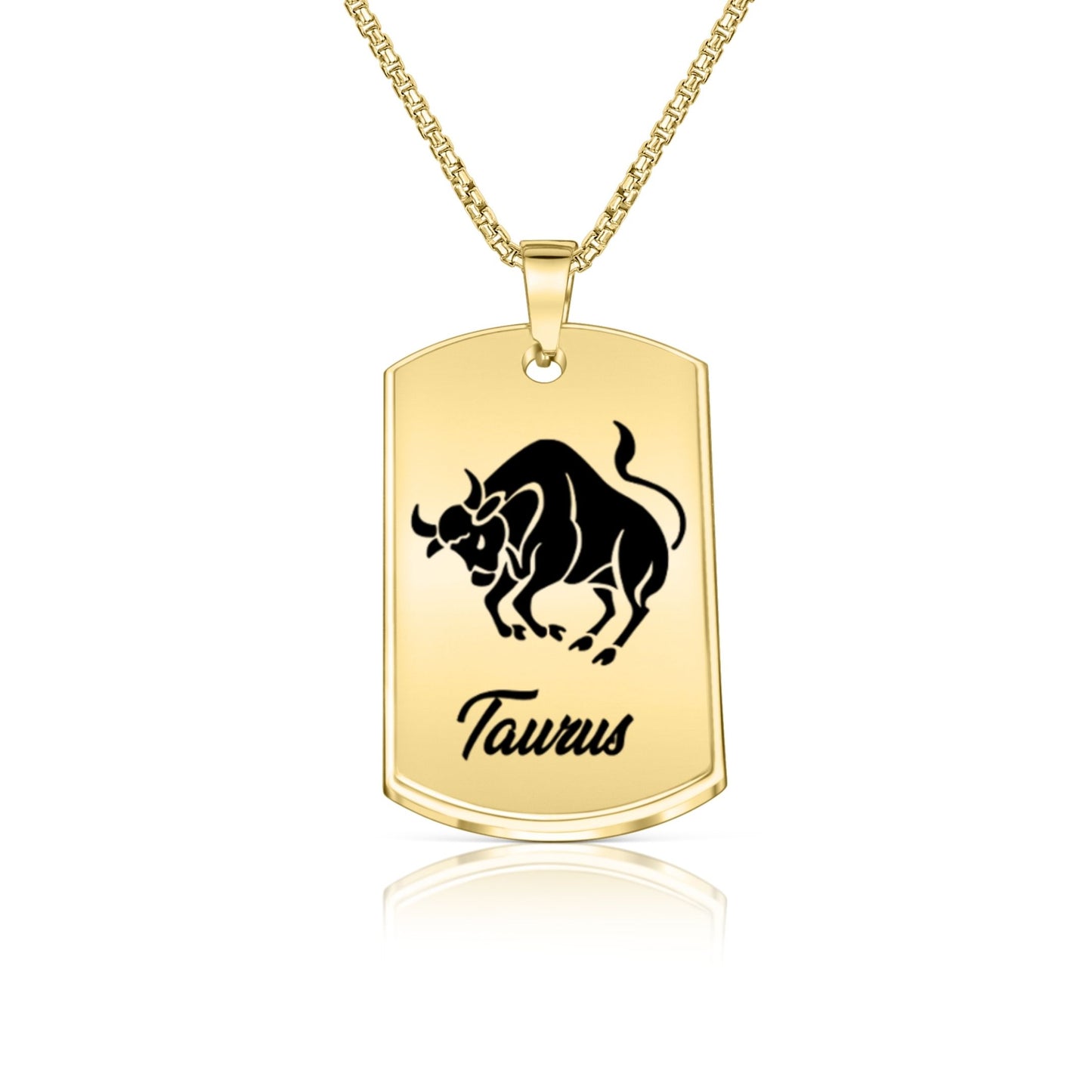 Zodiac Military Necklace