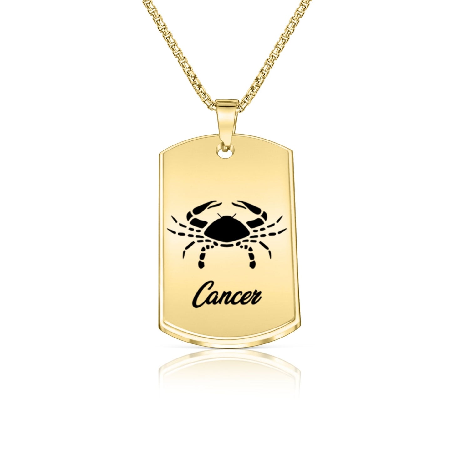 Zodiac Military Necklace