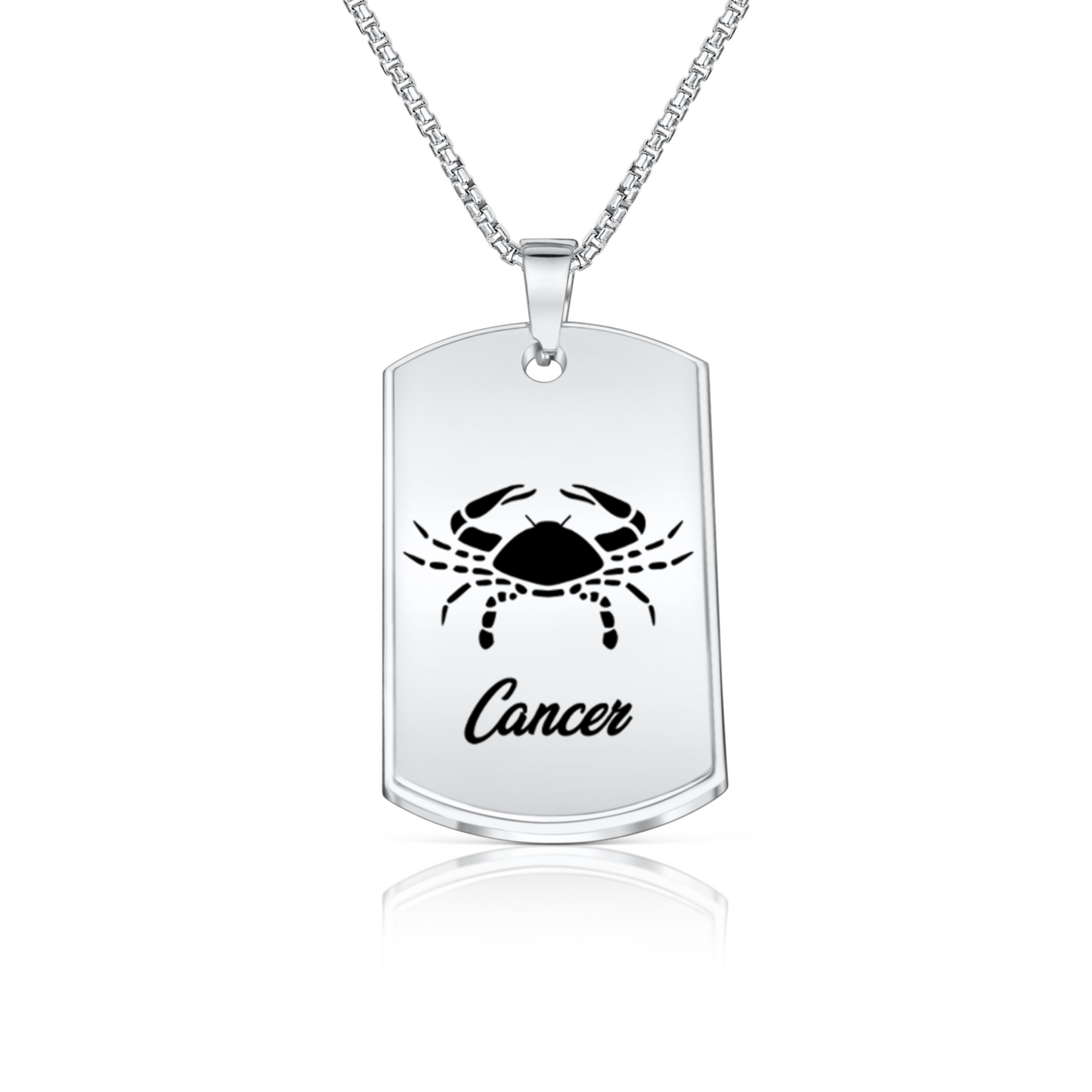 Zodiac Military Necklace