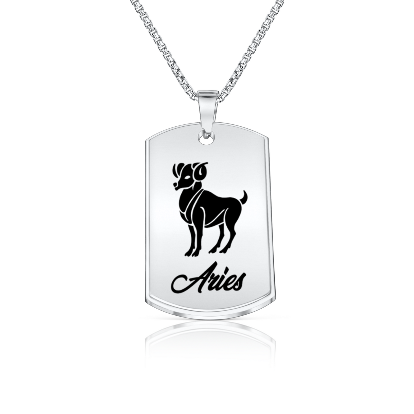 Zodiac Military Necklace