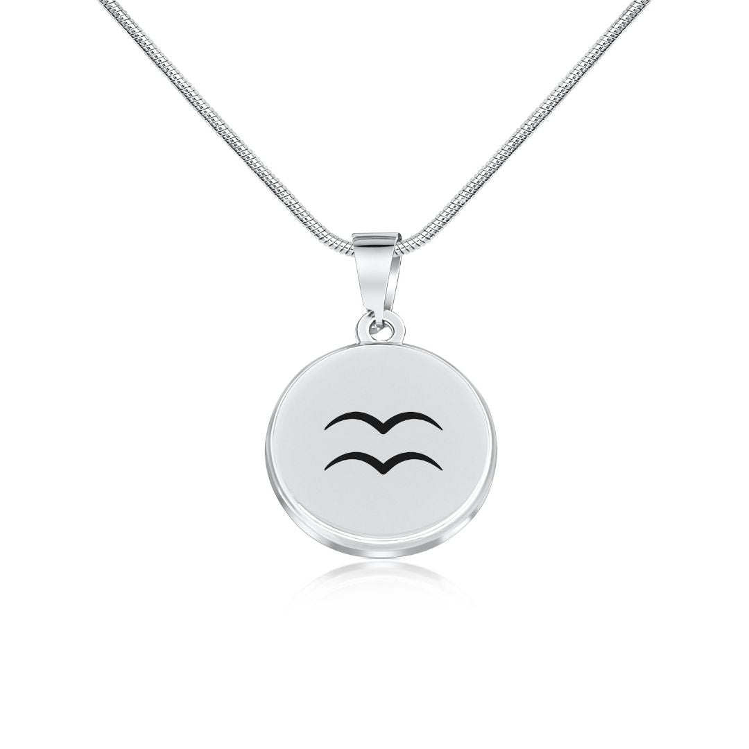 aquarius zodiac horoscope ladies necklace