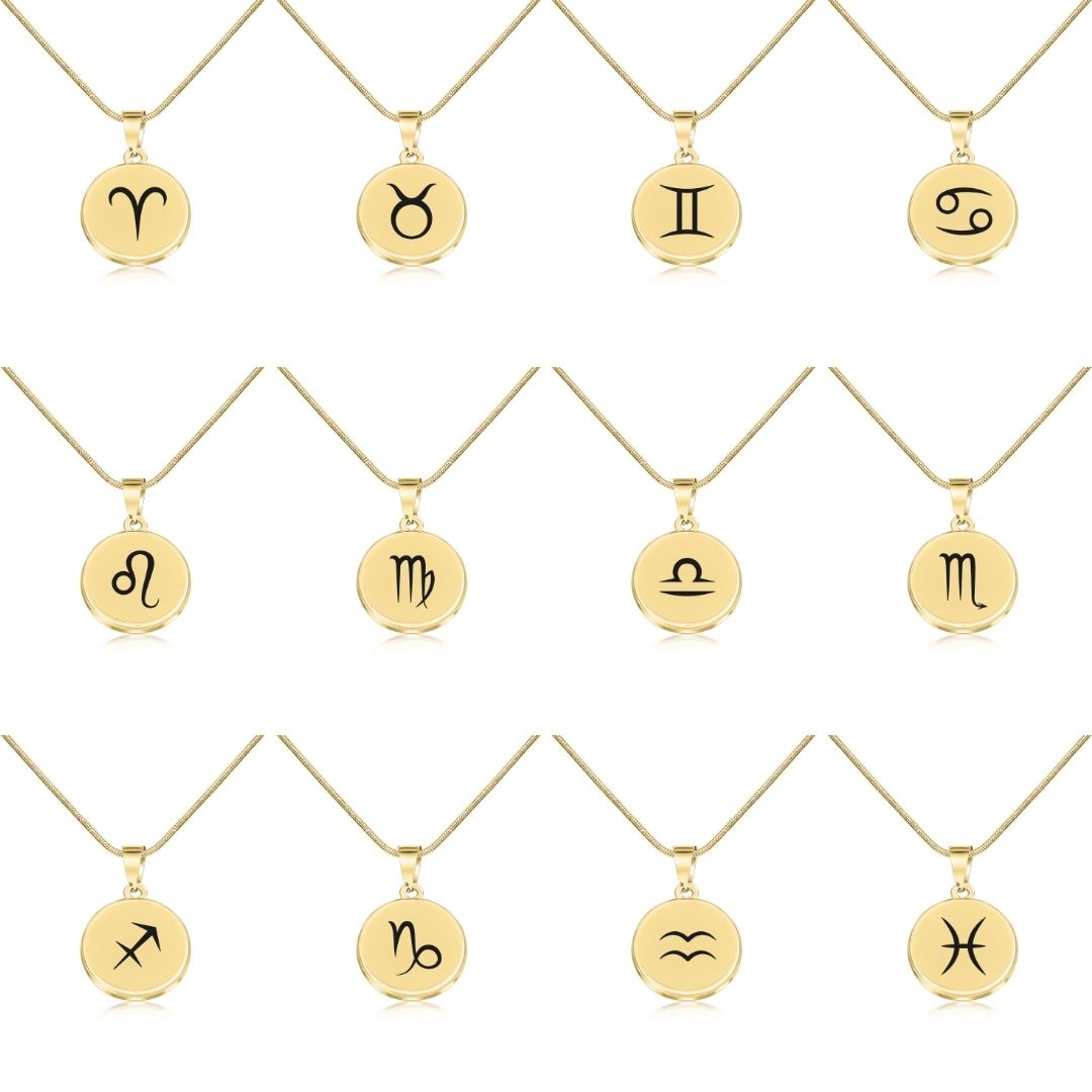zodiac horoscope ladies necklace