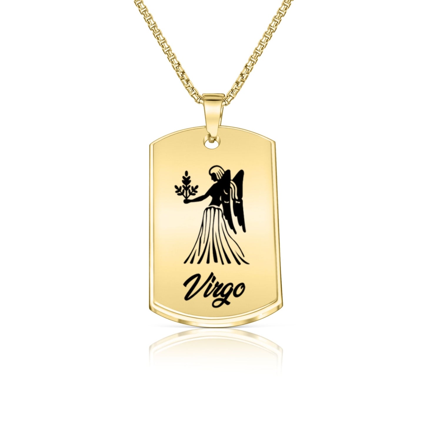 Zodiac Military Necklace