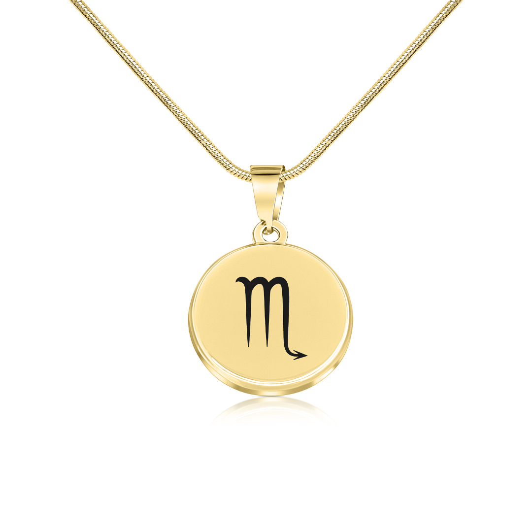 scorpio zodiac horoscope ladies necklace