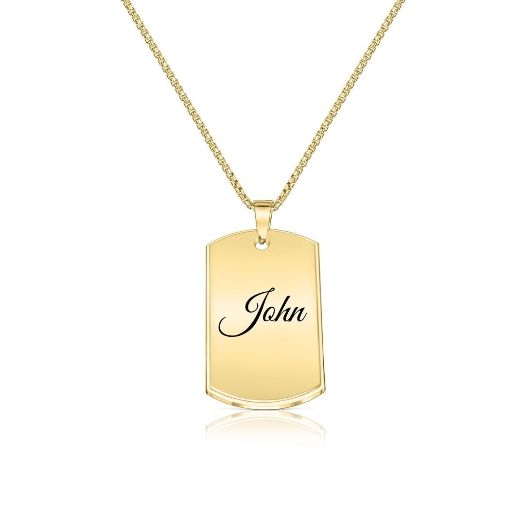 Military Name Necklace SimpleXpressTT