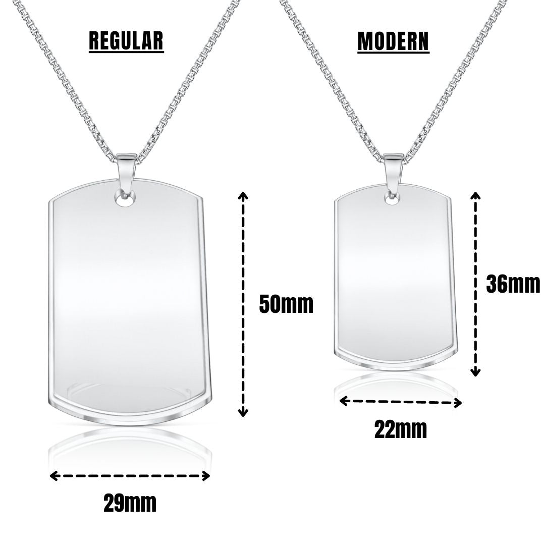 Zodiac Military Necklace