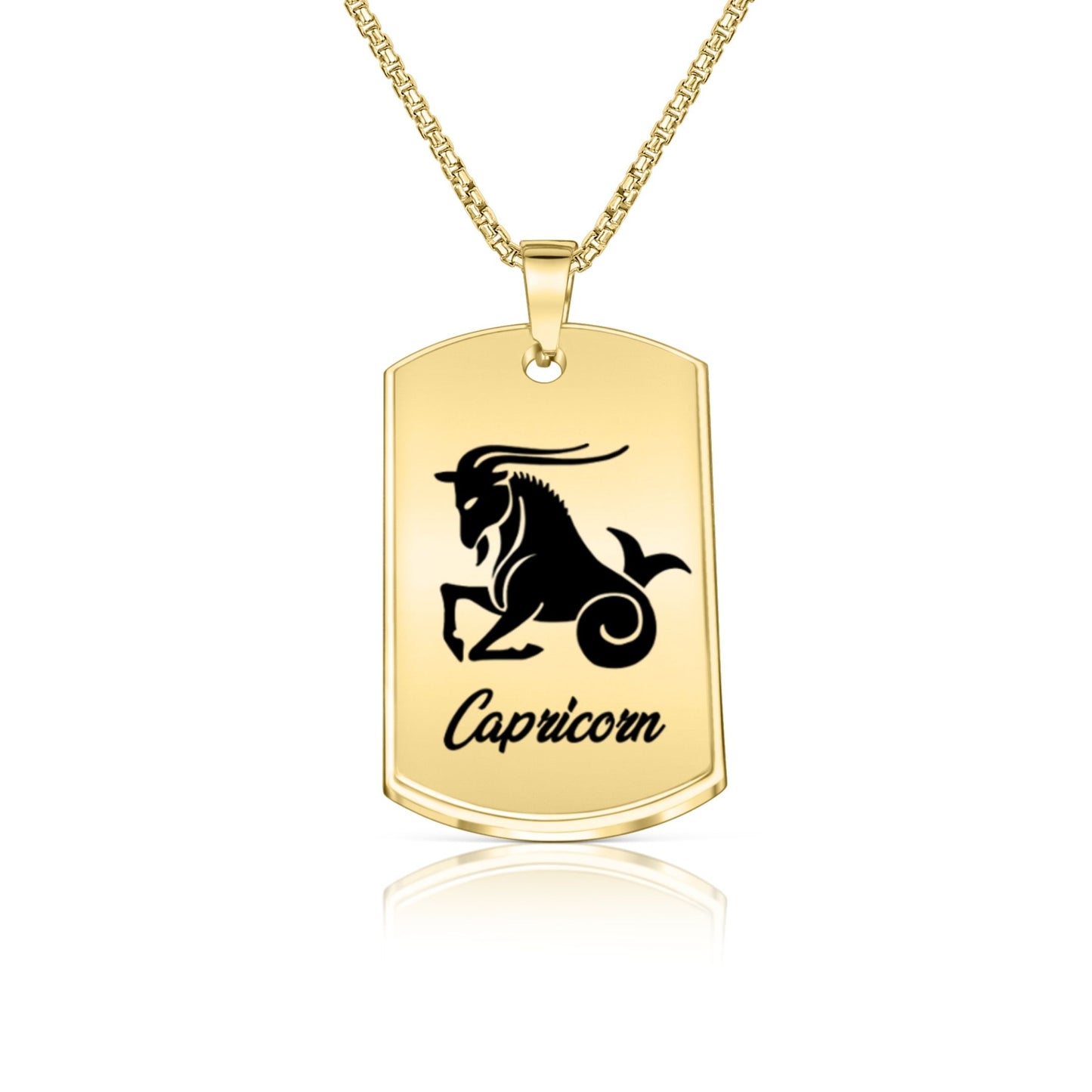 Zodiac Military Necklace