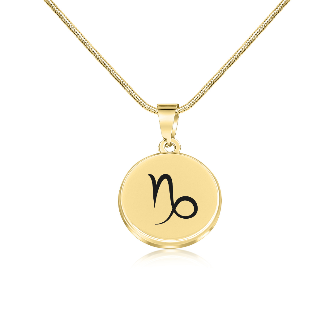 capricorn zodiac horoscope ladies necklace