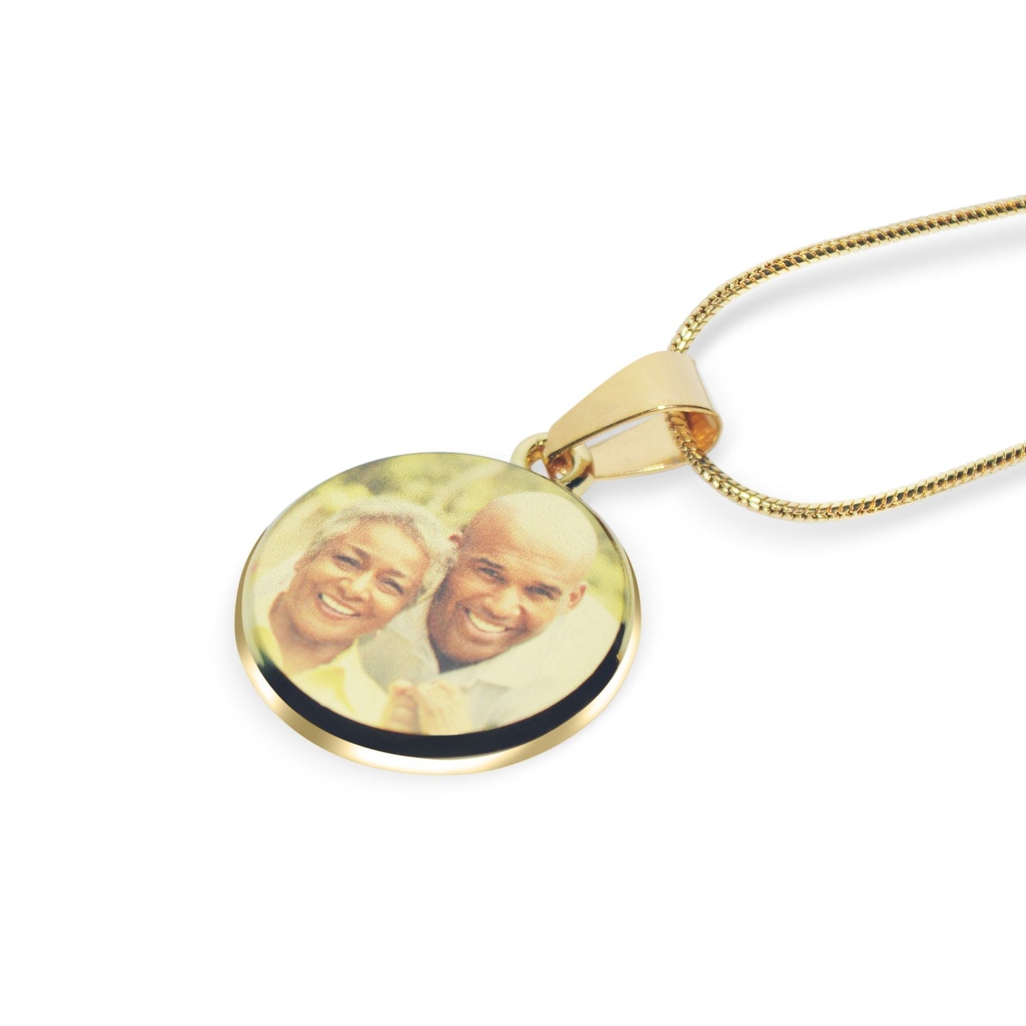 Circular Photo Necklace