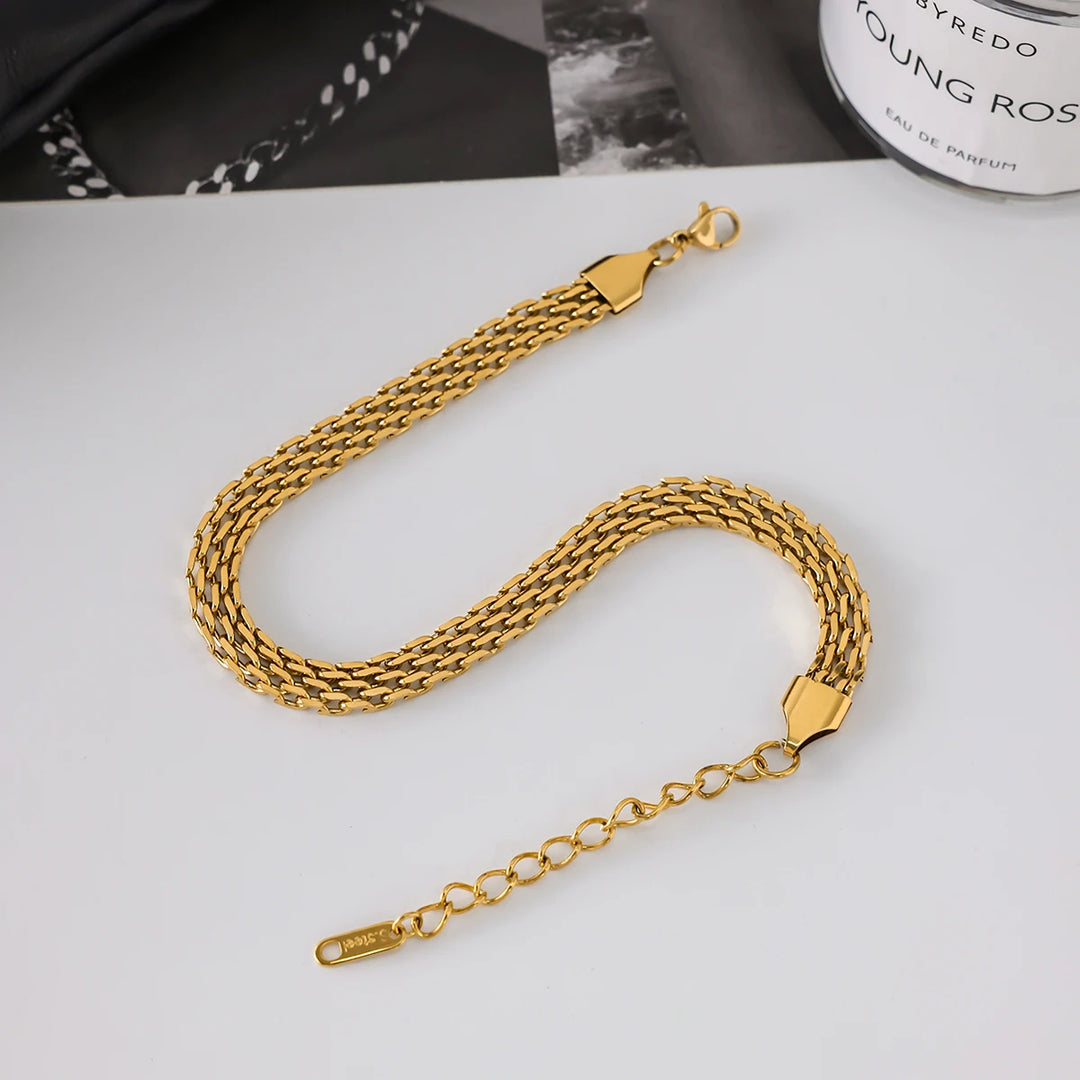 Woven Mesh Anklet