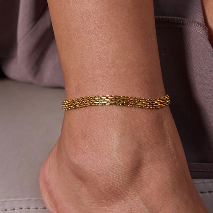 Woven Mesh Anklet
