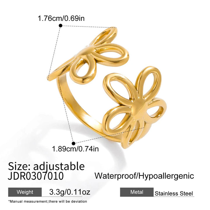 Wire Flower Ring