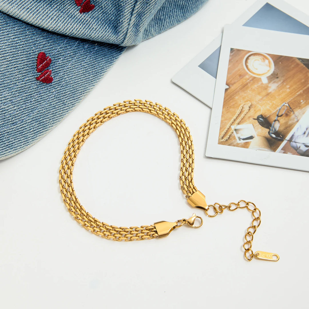 Woven Mesh Anklet