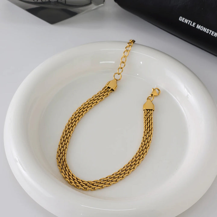 Woven Mesh Anklet