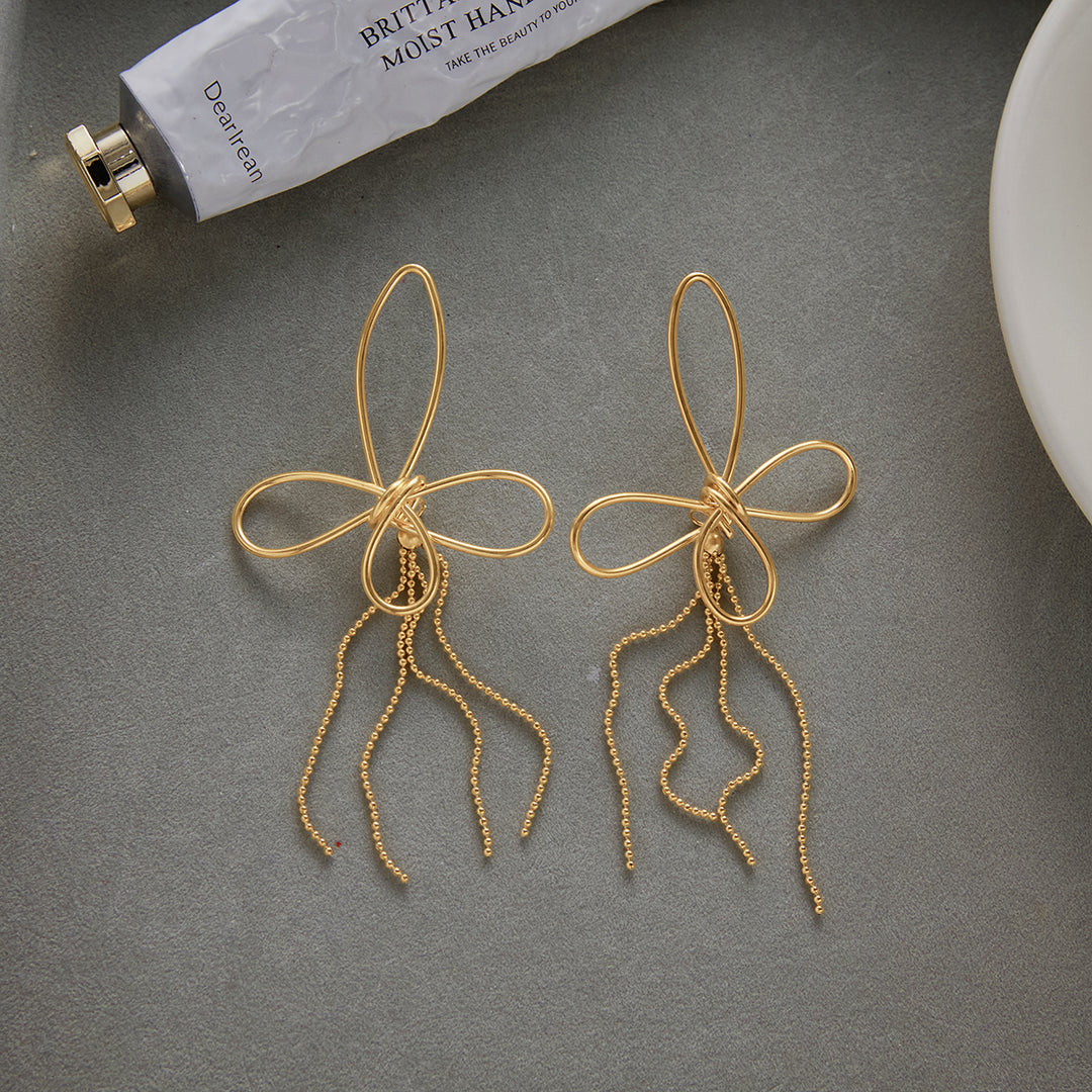 Butterfly Tassel Earrings
