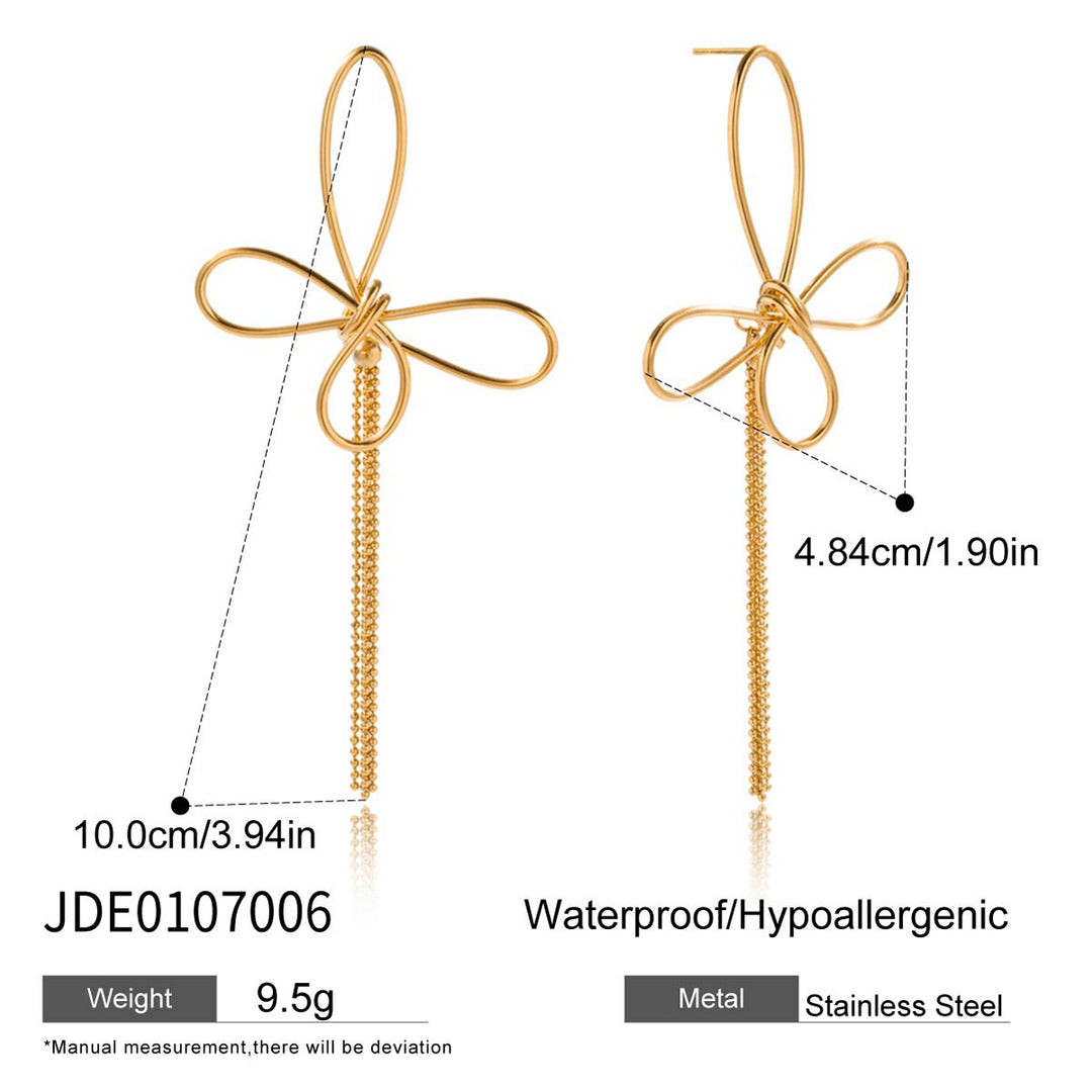 Butterfly Tassel Earrings