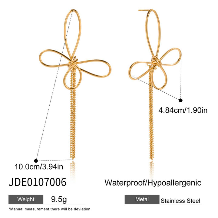 Butterfly Tassel Earrings