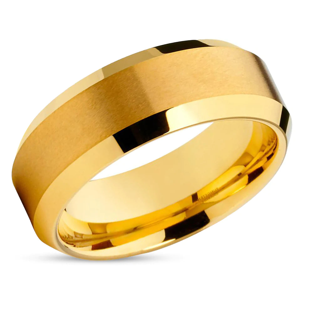 Buccoo Tungsten Ring for Men | Gold, Silver & Black – SimpleXpressTT