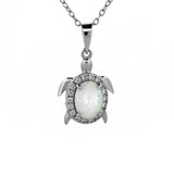 Opal Turtle Necklace