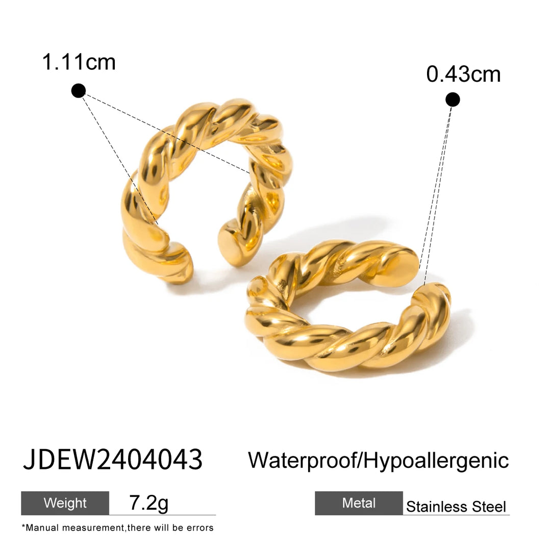 Twisted Rope Hoops