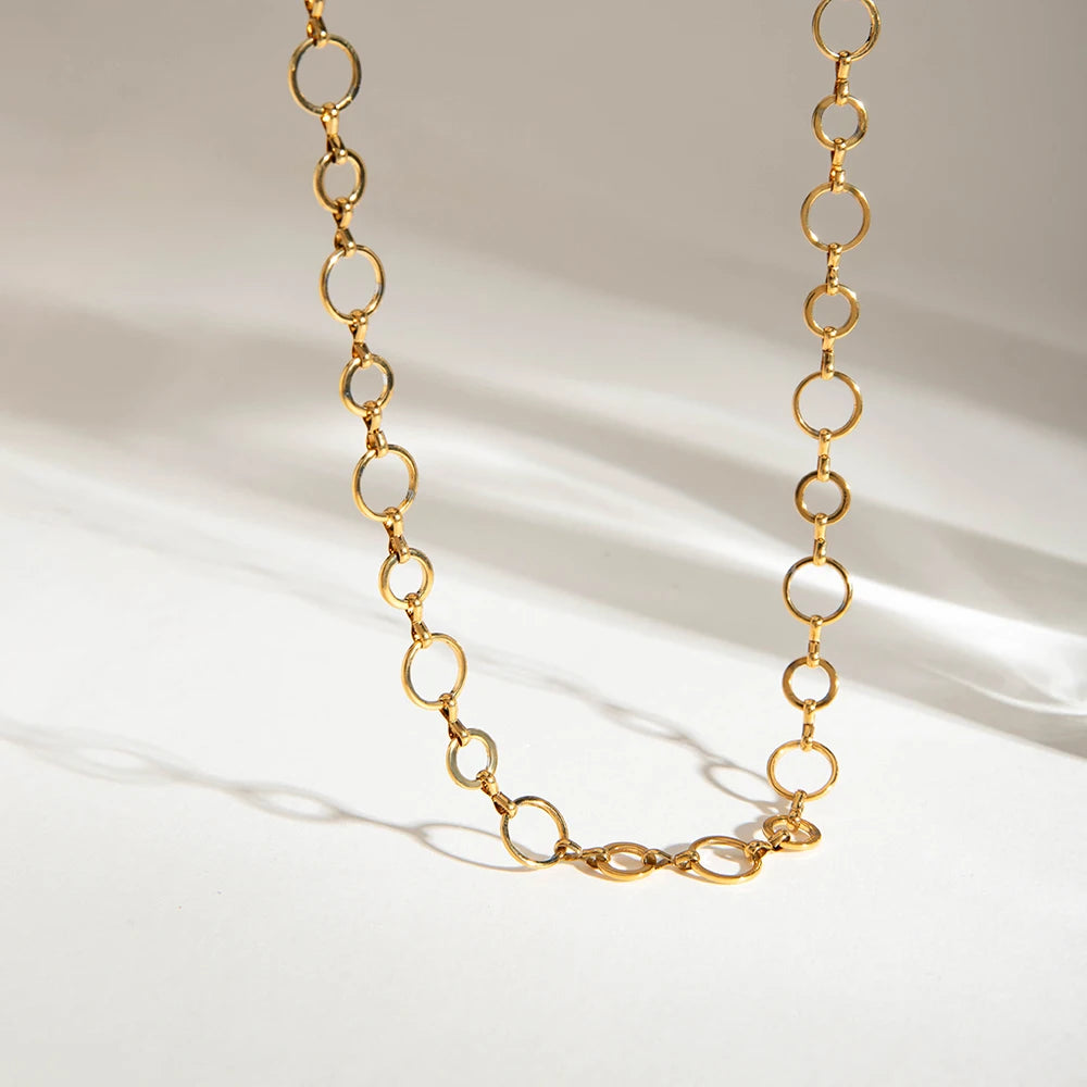 Chunky Rolo Chain Necklace