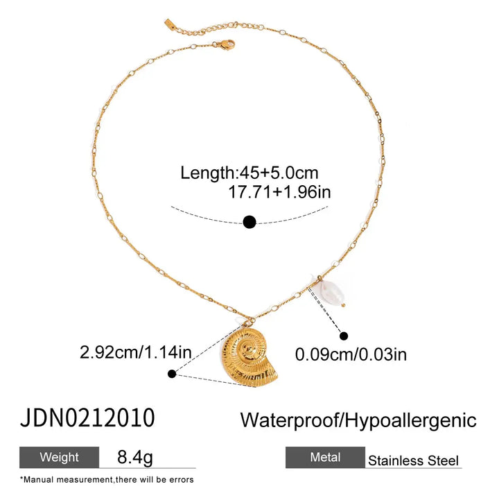 Shell Pendant Necklace