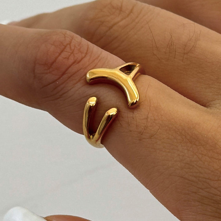 Golden Branch Ring
