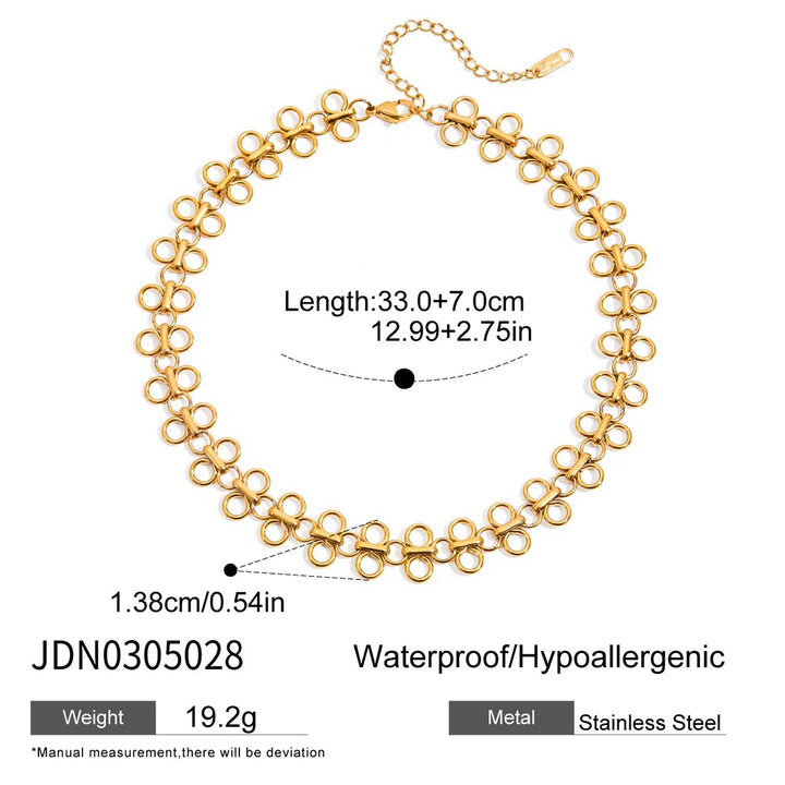 Clover Link Necklace