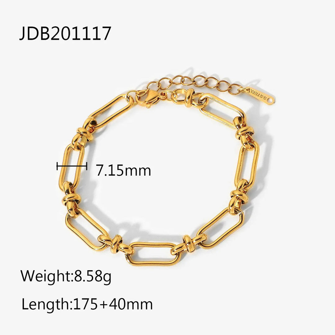 Paperclip Chain Bracelet