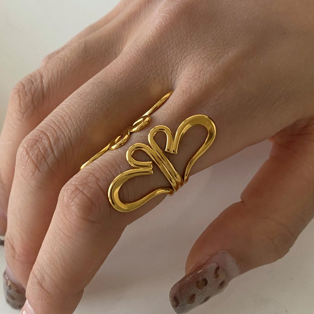 Wildflower Ring on hand