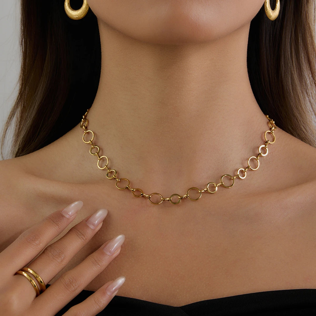 Chunky Rolo Chain Necklace