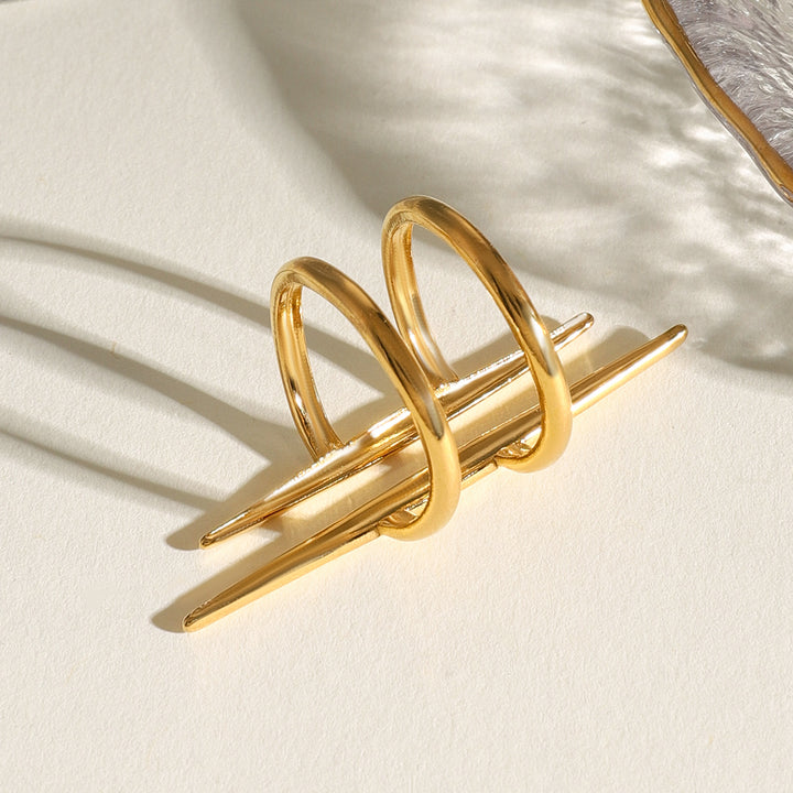 Double Spike Ring