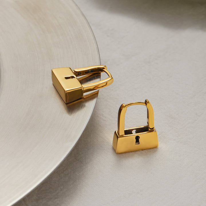 Lock Earrings