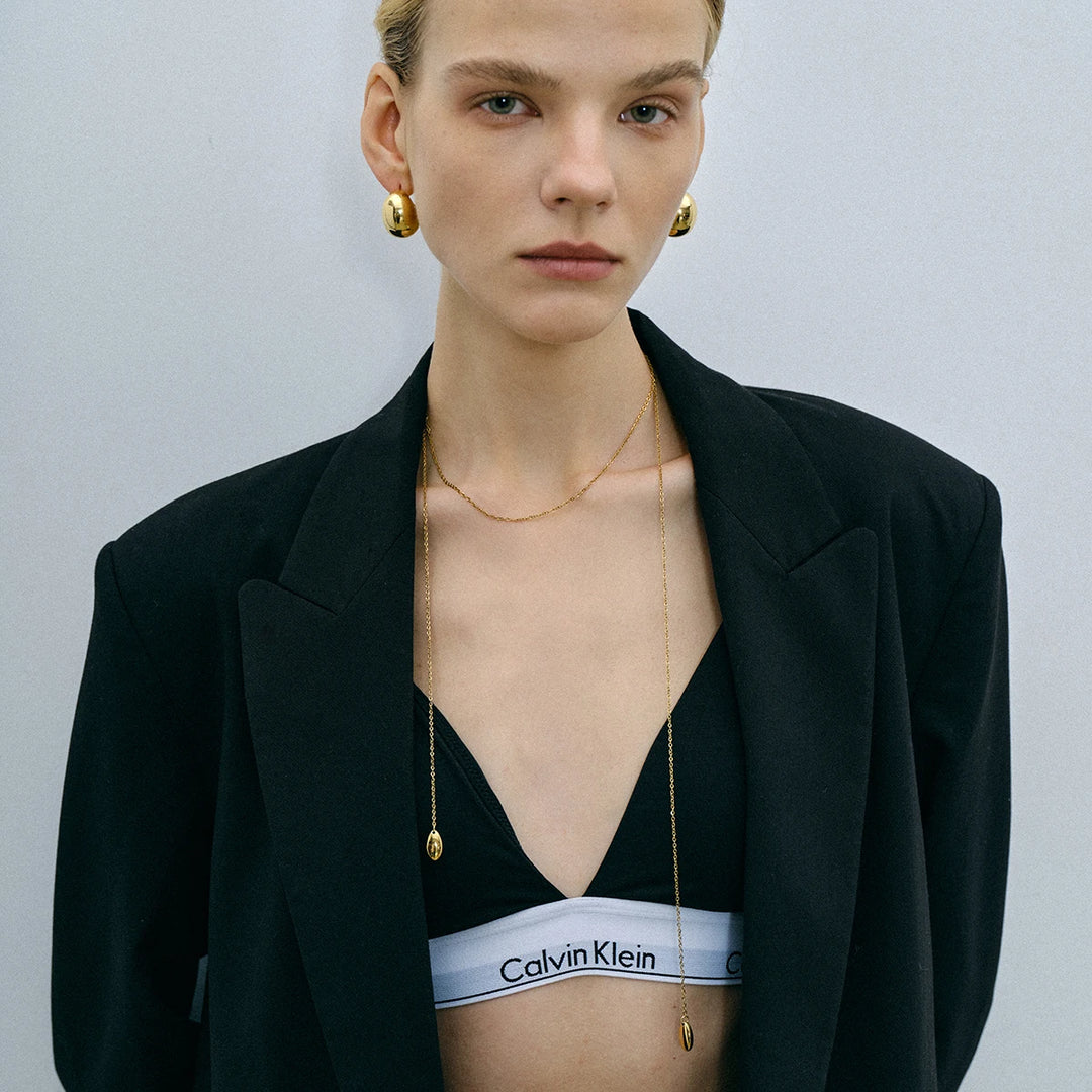 Long Box Y-Chain Necklace