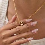 Ribbon Heart Necklace