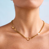 Pinned Heart Necklace