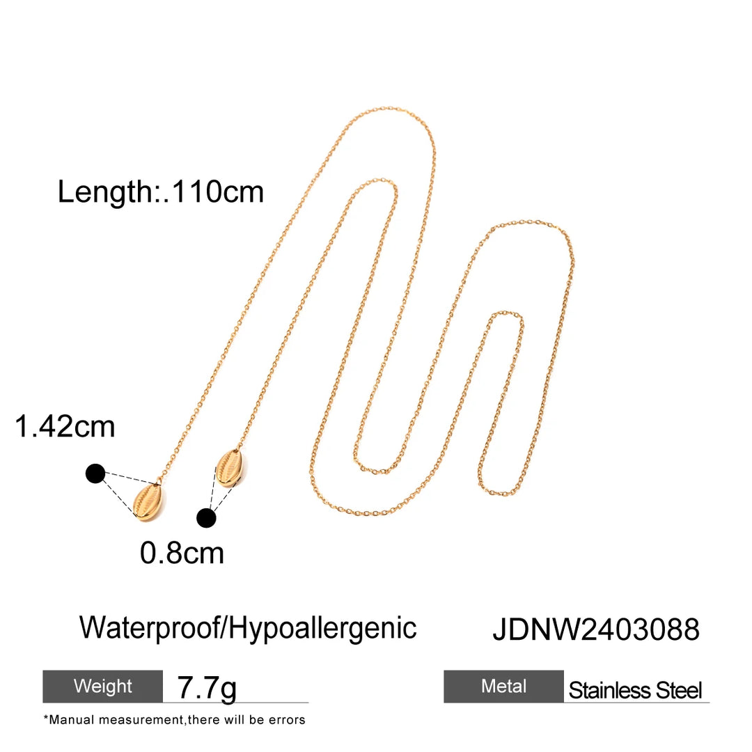 Long Box Y-Chain Necklace