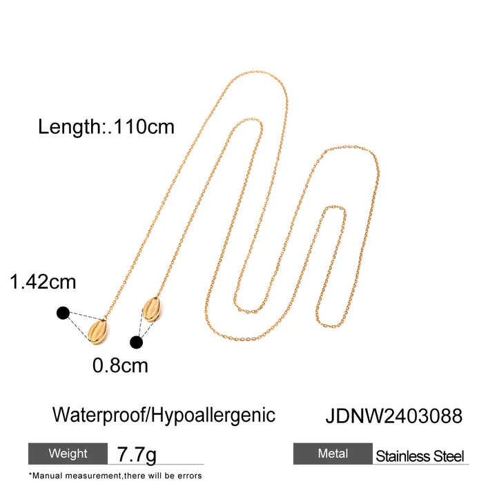 Long Box Y-Chain Necklace