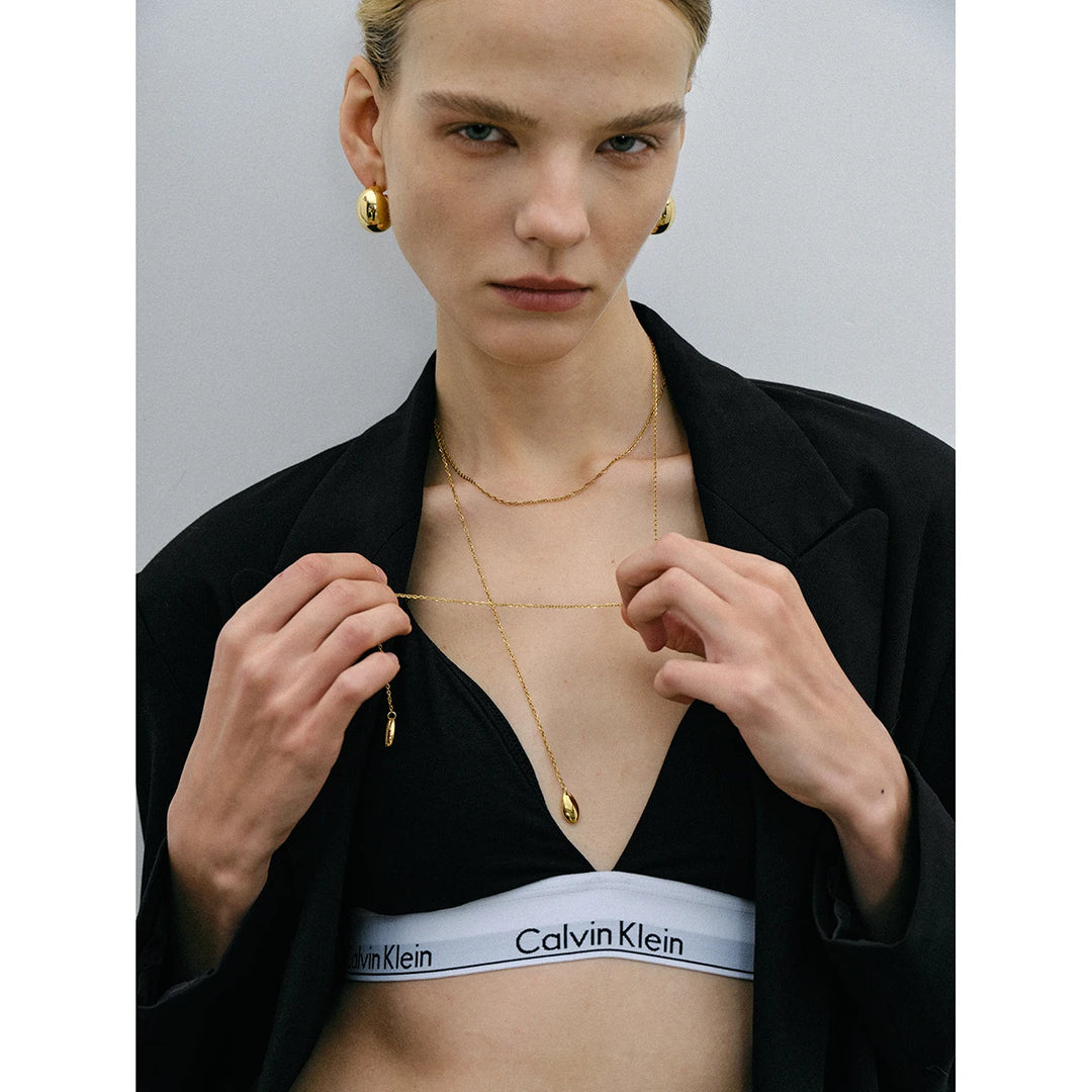 Long Box Y-Chain Necklace