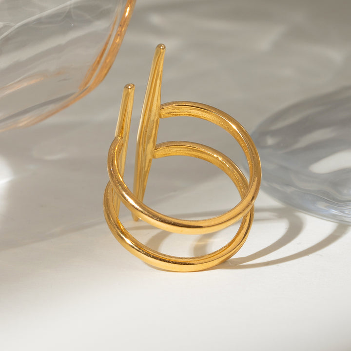 Double Spike Ring