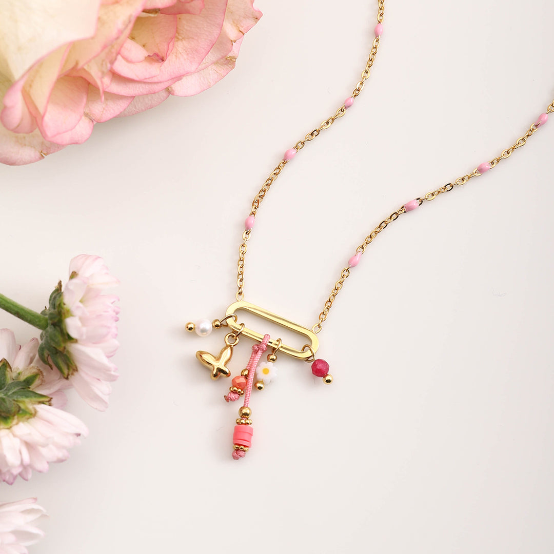 Pink Bloom Necklace