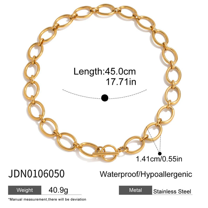 Bold Cable Chain Necklace