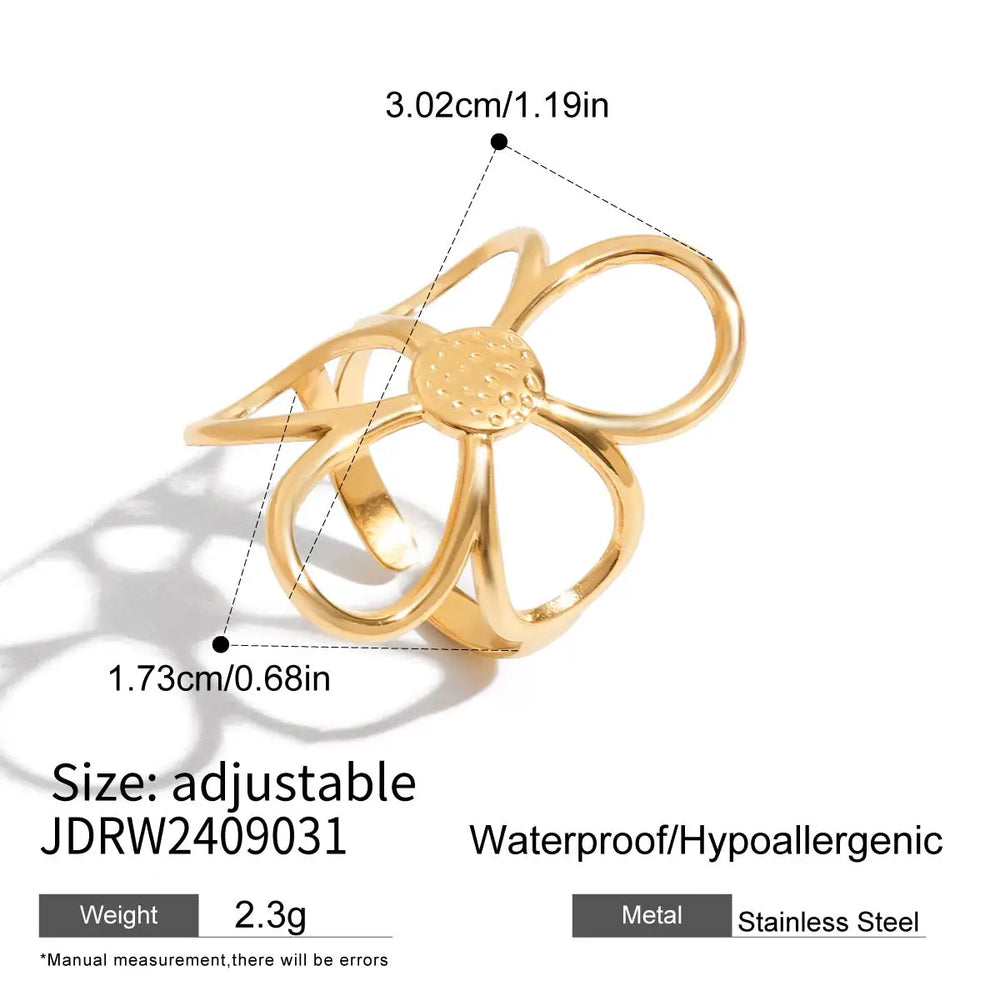 Pearl Daisy Ring