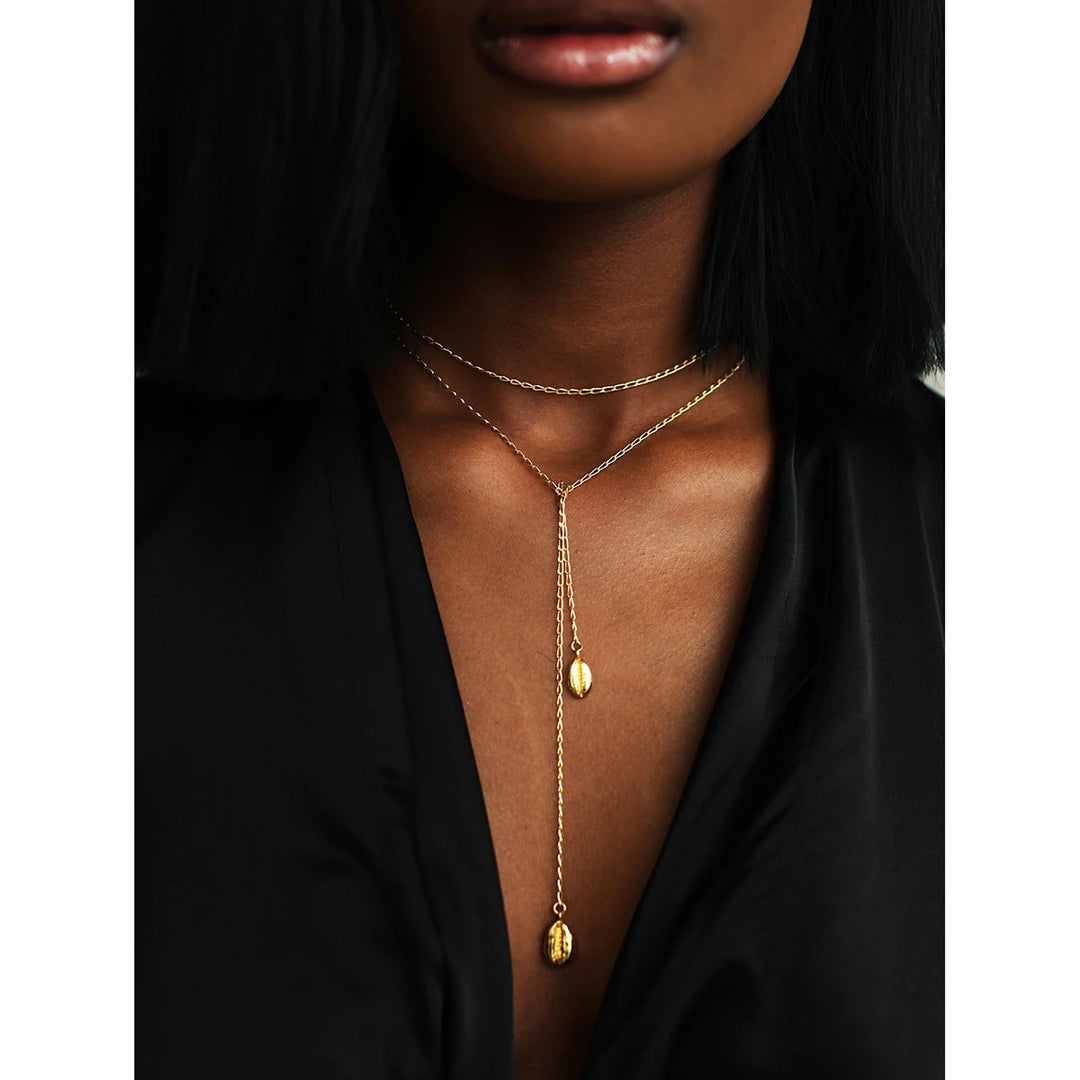 Long Box Y-Chain Necklace