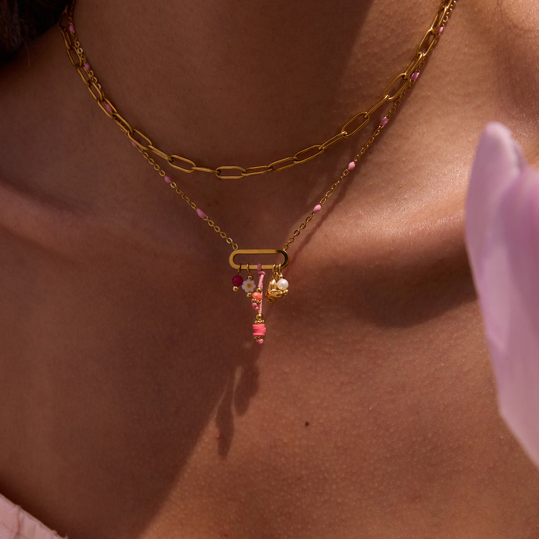 Pink Bloom Necklace