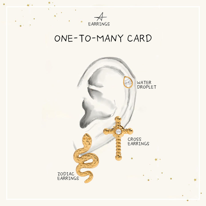 Trinity Stud Set (3 Pairs)