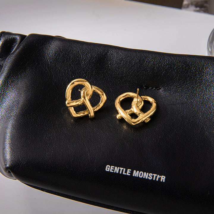 Pretzel Earrings